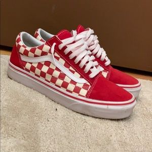 checkerboard vans